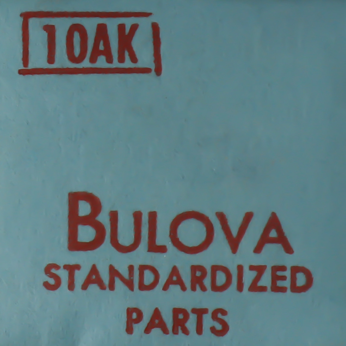 Bulova 10AK Standardized Parts For Repairs Watchmakers Estate – See List