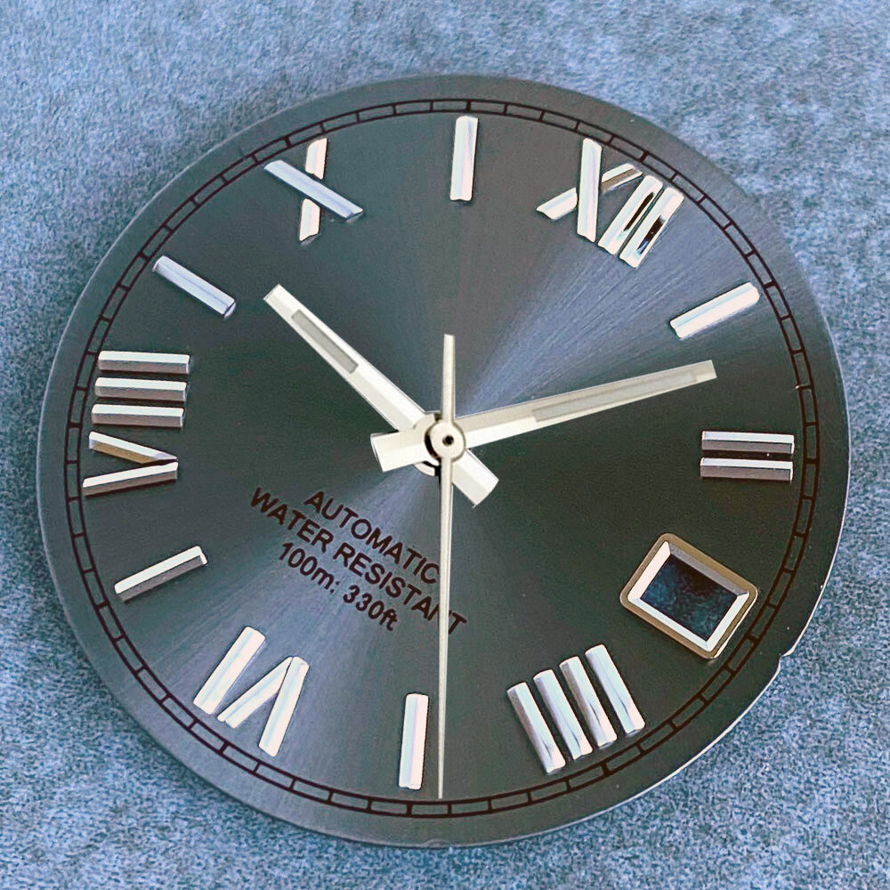 Sunburst Roman Numerals Watch Dial Face for NH35 NH36 NH38 NH70 4R35/36 29mm