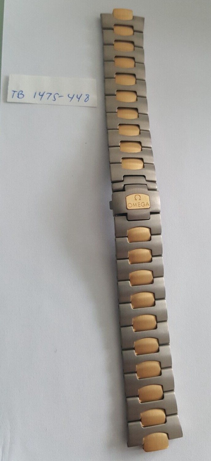 Omega Titanium-18KT Yellow Gold Plated Bracelet Number TB1475-448