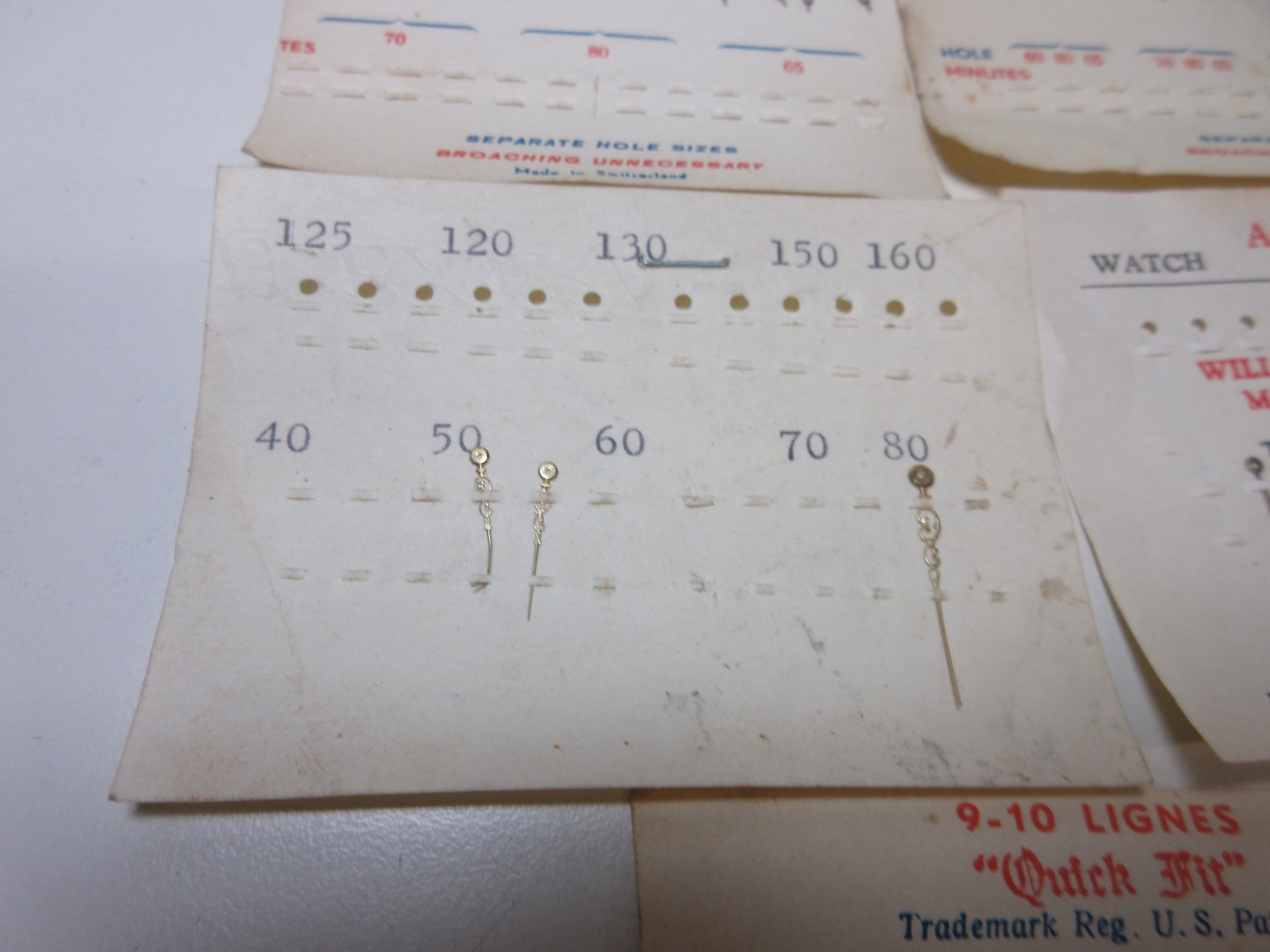 ASSORTED LOT WATCH HANDS LOT WATCHMAKER REPLACEMENT PARTS #54