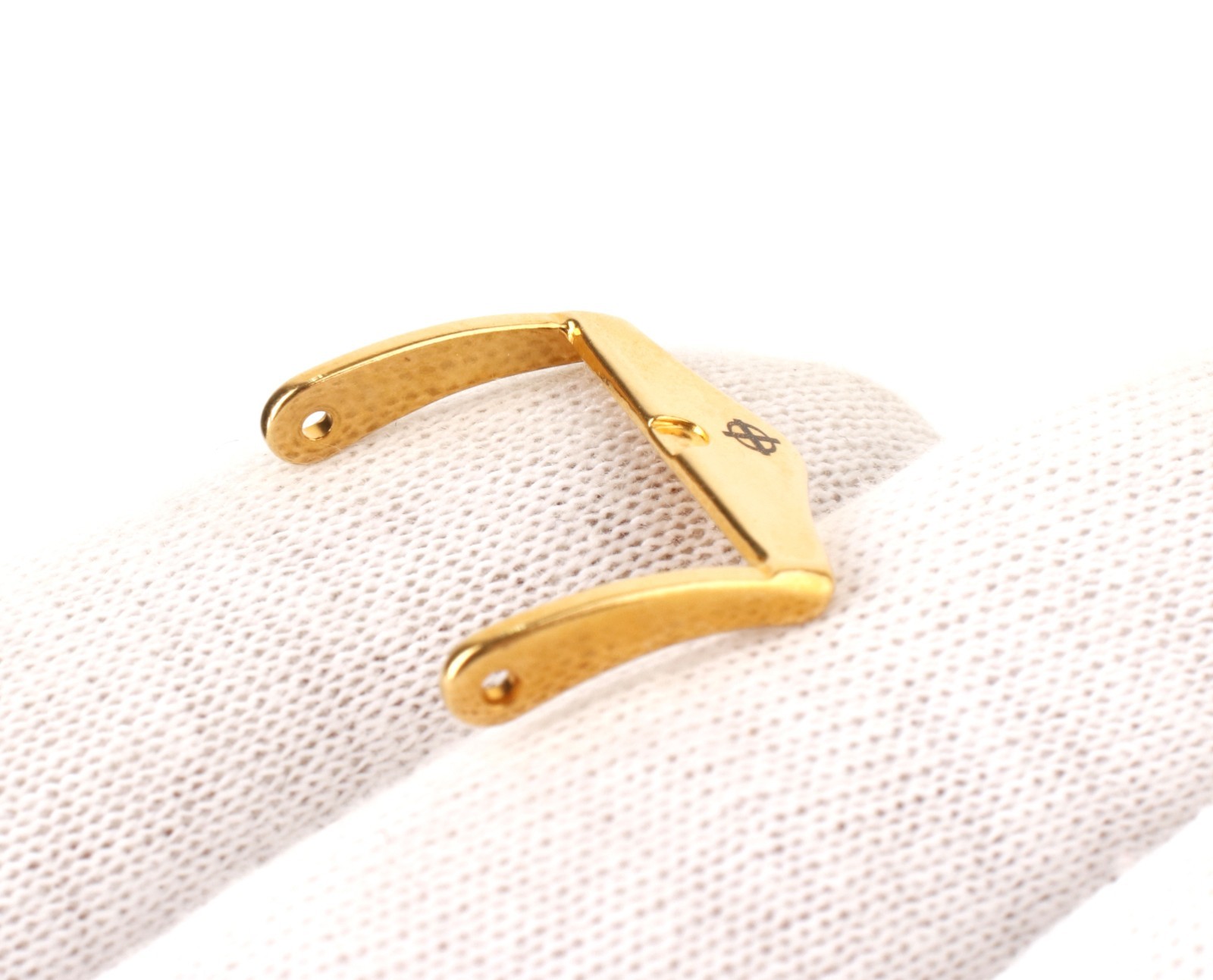 16mm ZODIAC Metal Watch Strap Band Buckle Gold-Tone SWISS🇨🇭MADE Vintage
