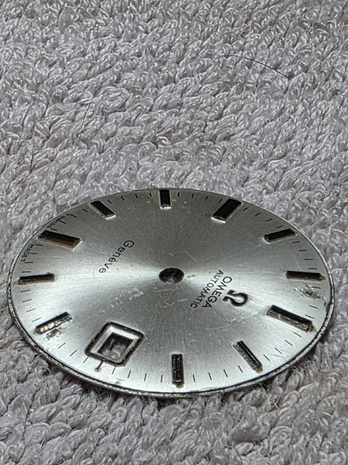 OMEGA 565 Automatic Geneve Dial Silver Needs Work