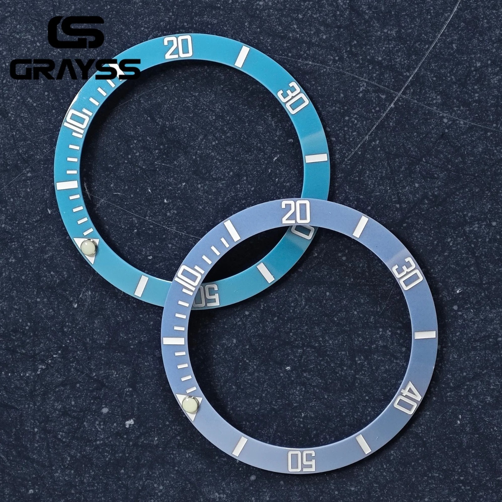 38mm Watch Bezel Insert 30.5mm Ceramic Aluminum Diver Ring Replacement Mod