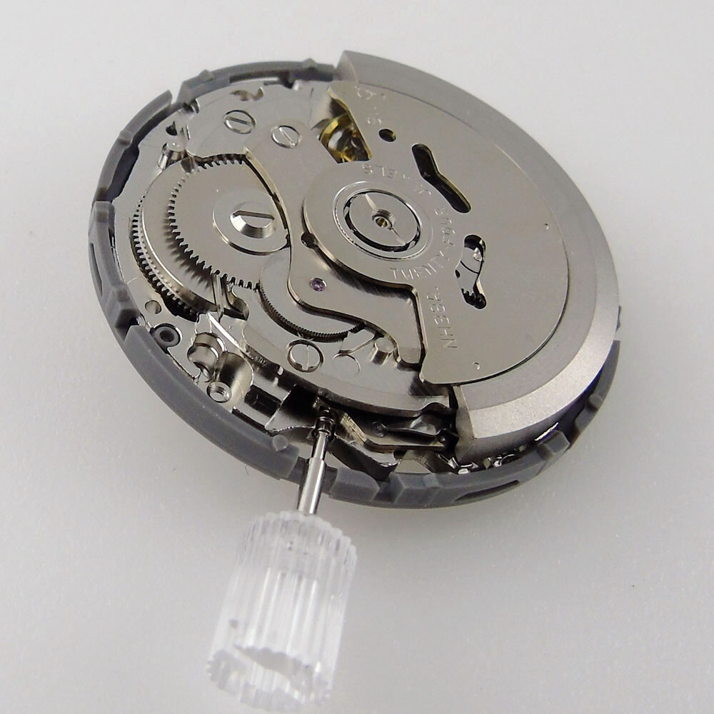 NH38 Mechanical Automatic Watch Movement 21600 BPH 24 Jewels NH38A High Accuracy