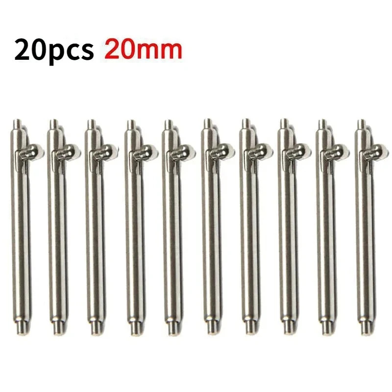 20pcs Watch Strap Spring Bars 12mm 24mm Quick Release Pins Repair Tools Kit