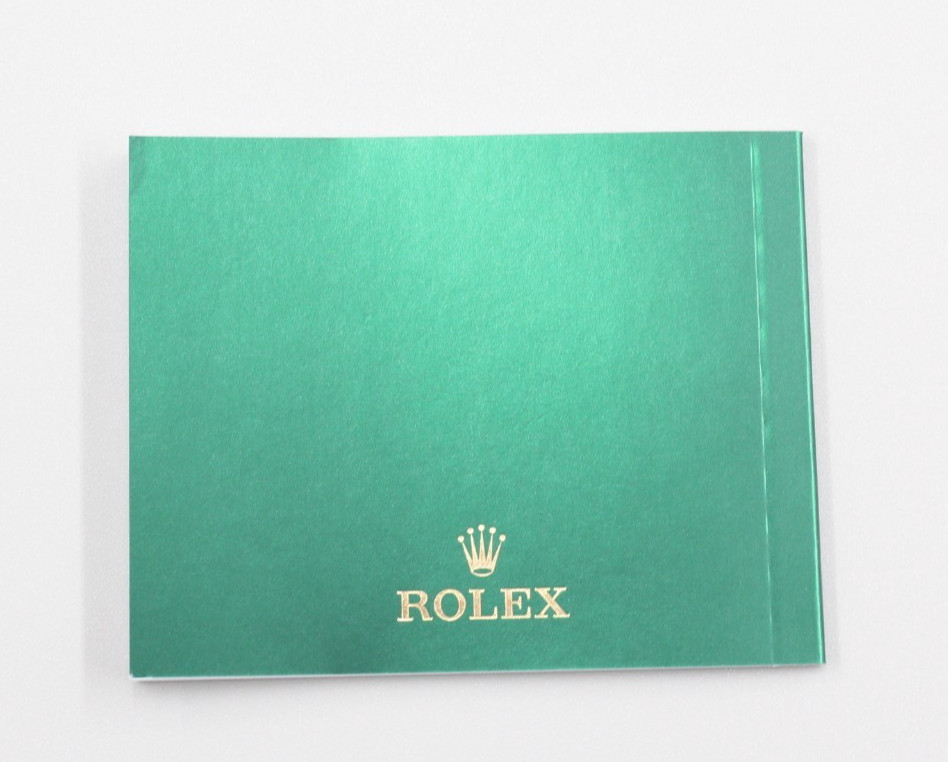 Rolex Current Style Warranty Booklet Genuine OEM Used Mint Condition