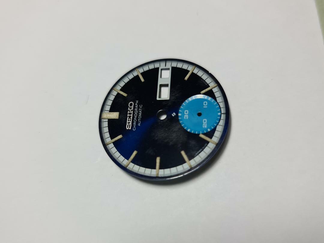 GENUINE USED GOOD CONDITION BLUE DIAL SEIKO CHRONOGRAPH 6139-8020 6139-8021