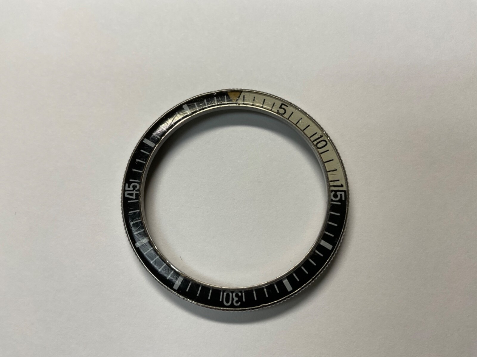 Vintage Bulova 666 snorkel Bakelite Bezel for Orange dial watch Read description