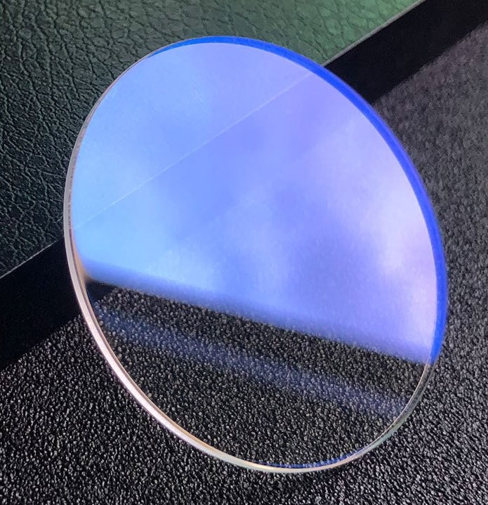1.2/1.5/2.0/2.5mm Thick Blue AR Coated Sapphire Watch Glass Crystal 21-40mm