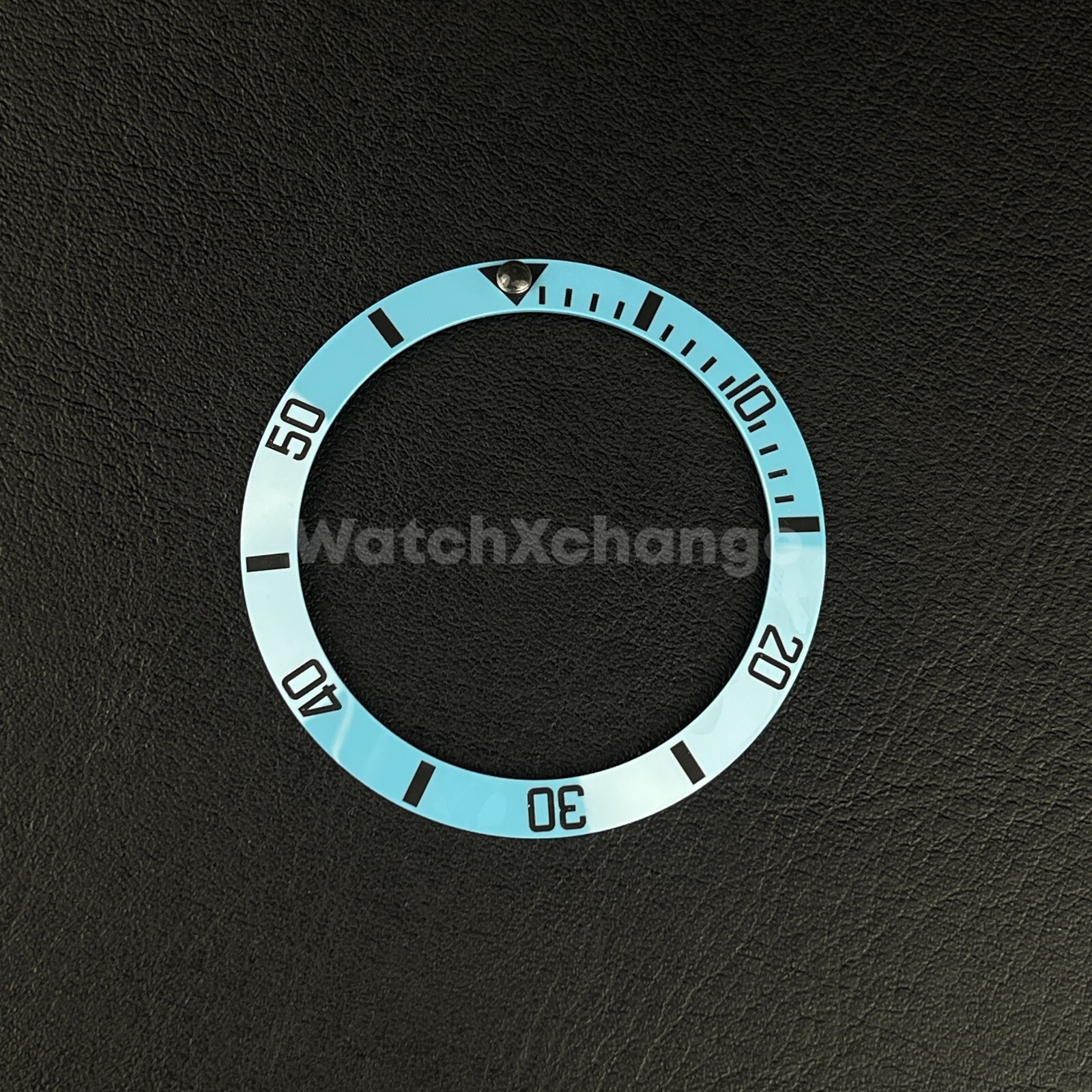 38mm Ceramic Bezel insert Light Sky Blue & Black For Rolex Seiko SKX SRPD