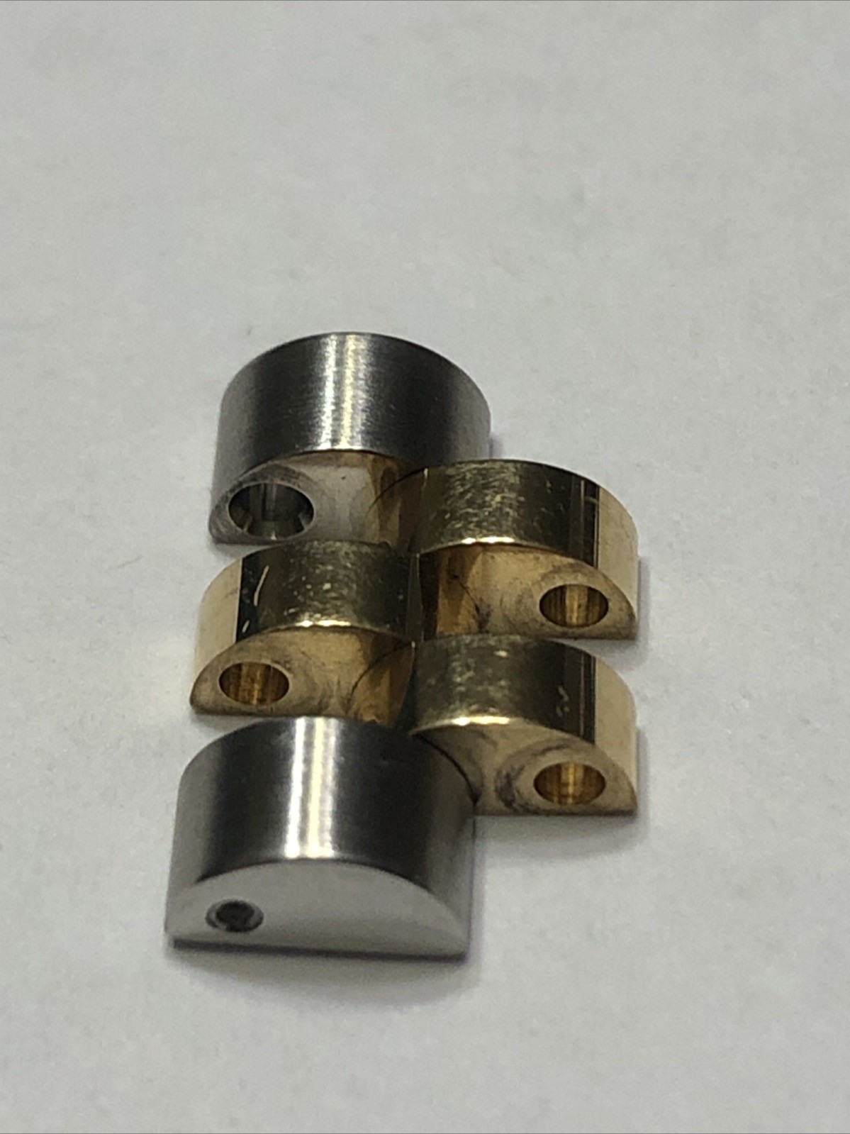 GENUINE ROLEX JUBILEE 18K / SS LINK FOR LADIES BRACELET 14mm