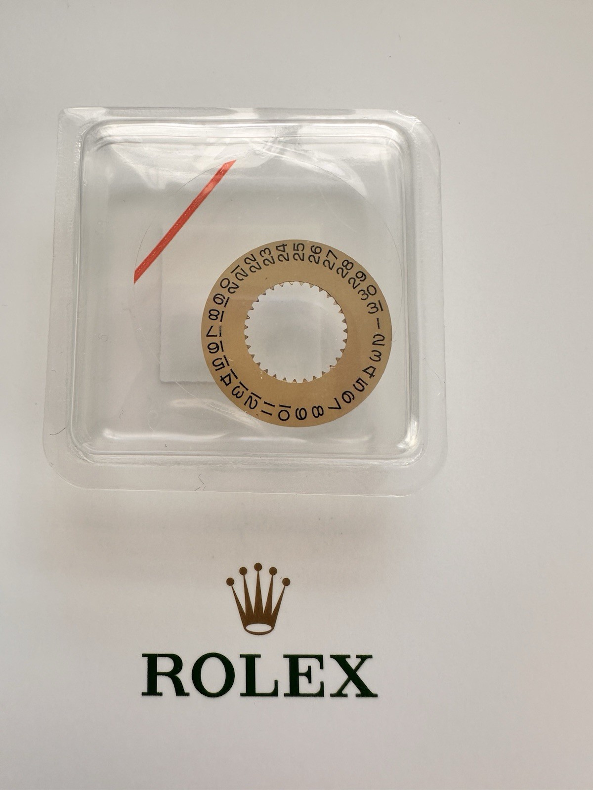 Genuine Rolex 2235-78001 Date Indicator D21.00 Champagne-colour Black