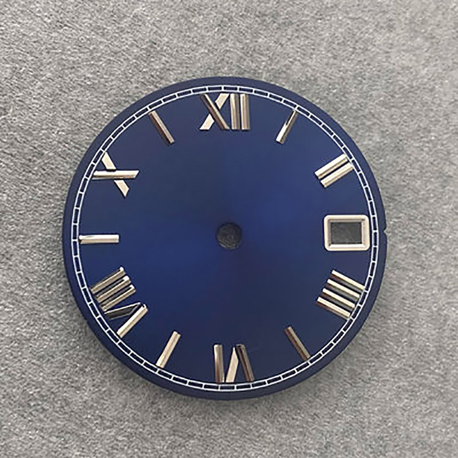 For NH35/36/4R/7S Movement Sun Grain Roman Scale Real Nail Dial 28.5MM