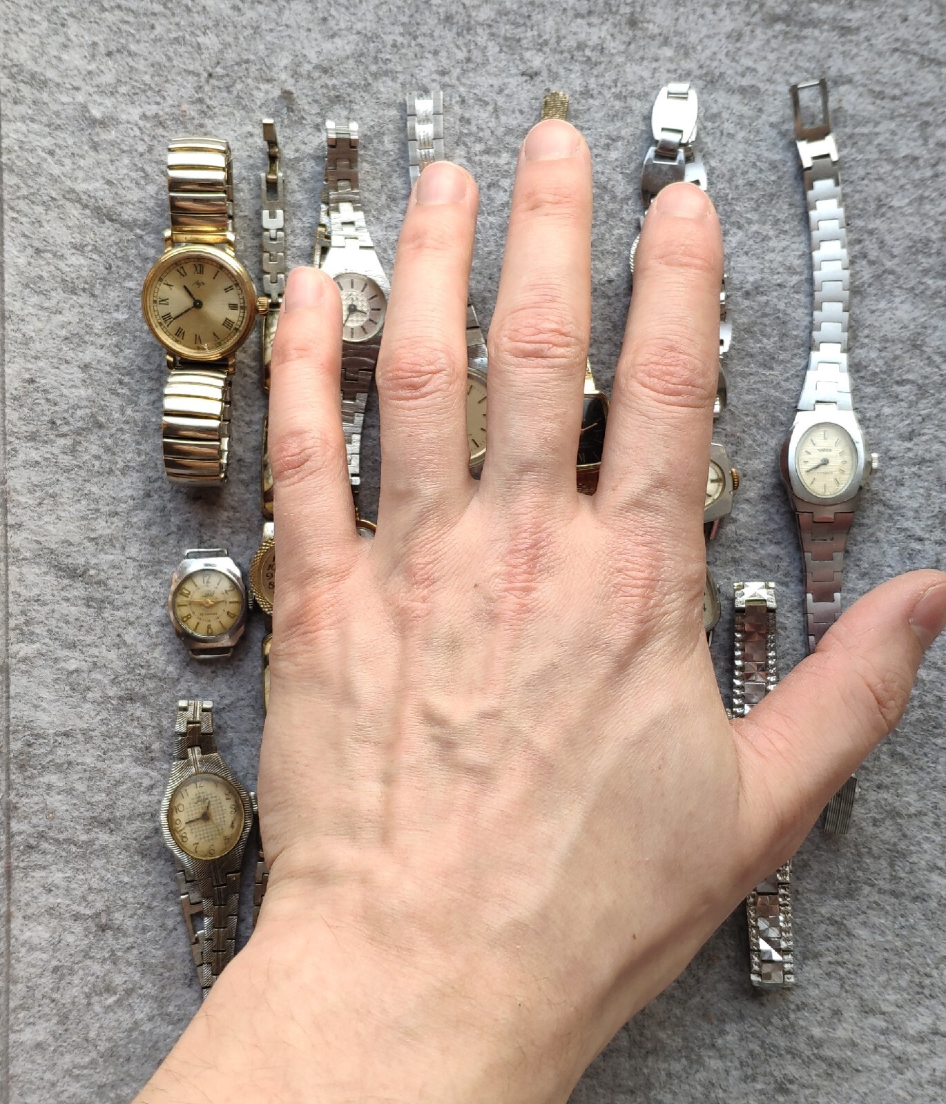 Spare Parts For Soviet Women Watches Vintage USSR Retro. 20 pcs