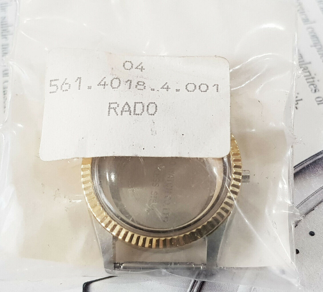 NOS CASE Rado 561.4018.4 voyager lady size FLUTED BEZEL.