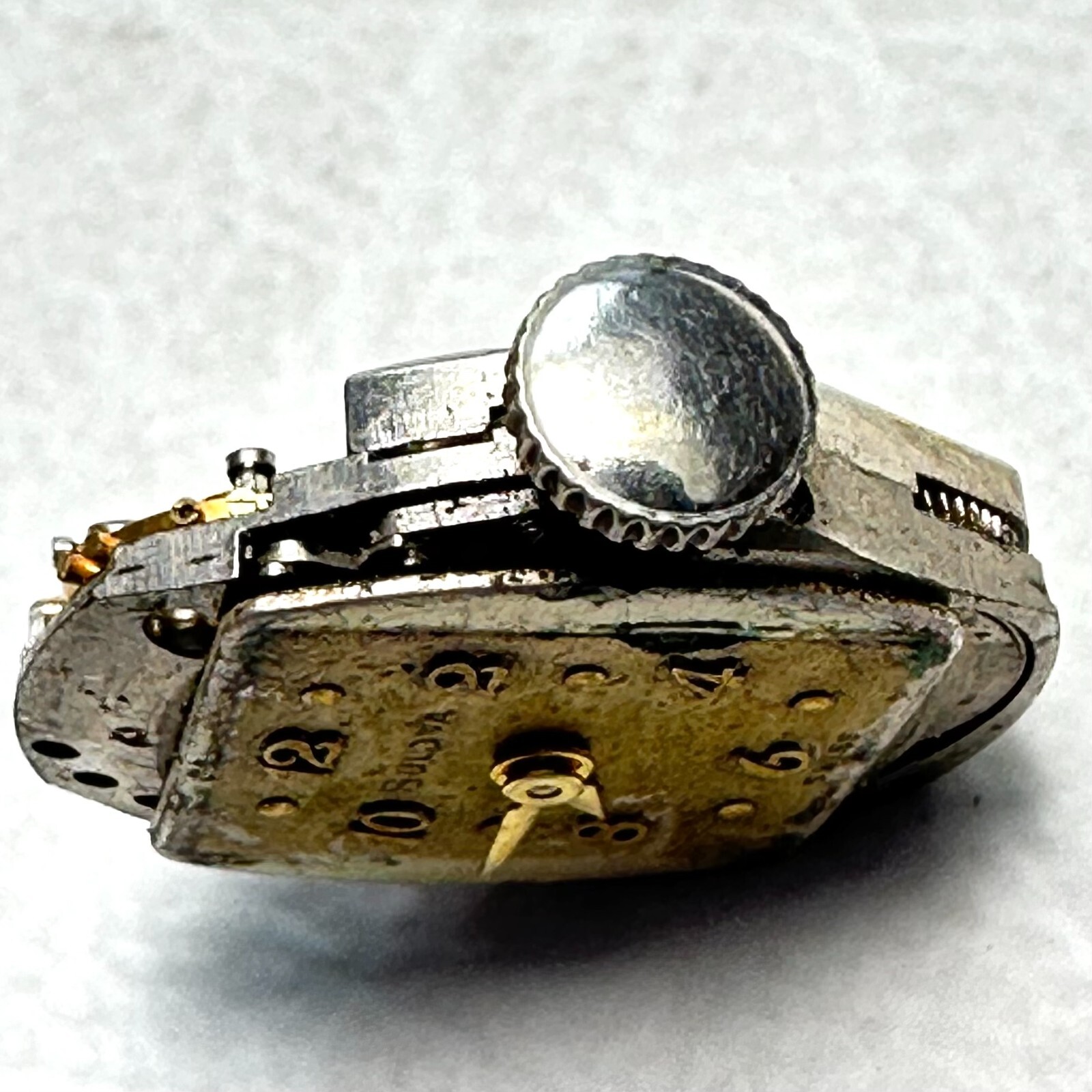 Bulova 6BO Ladies 17 Jewel Mechanical Watch Movement FOR PARTS 20-241