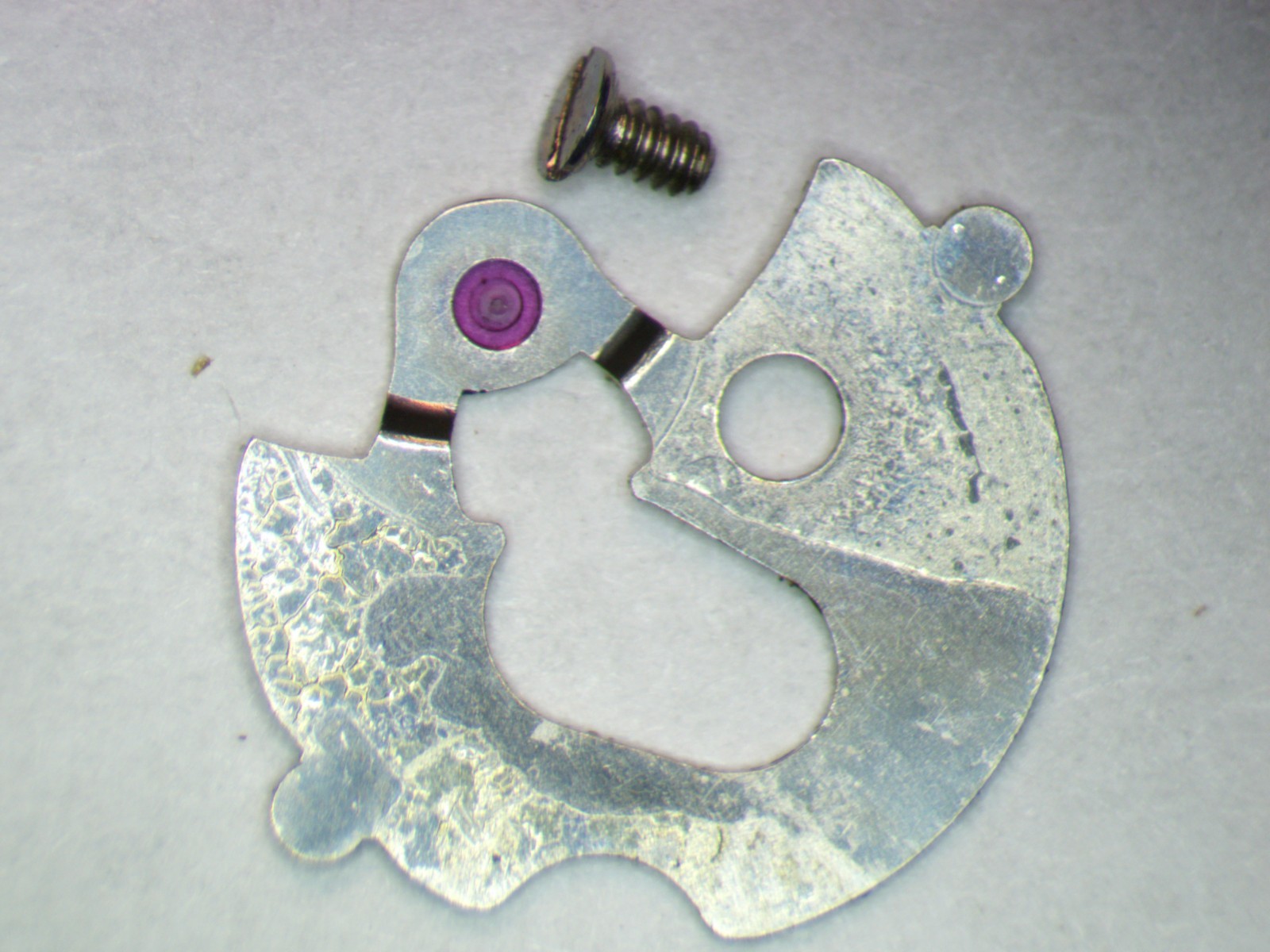 Hamilton 836 ETA 2873 0125 Pallet Bridge/Cock w/screw Parts, Repair