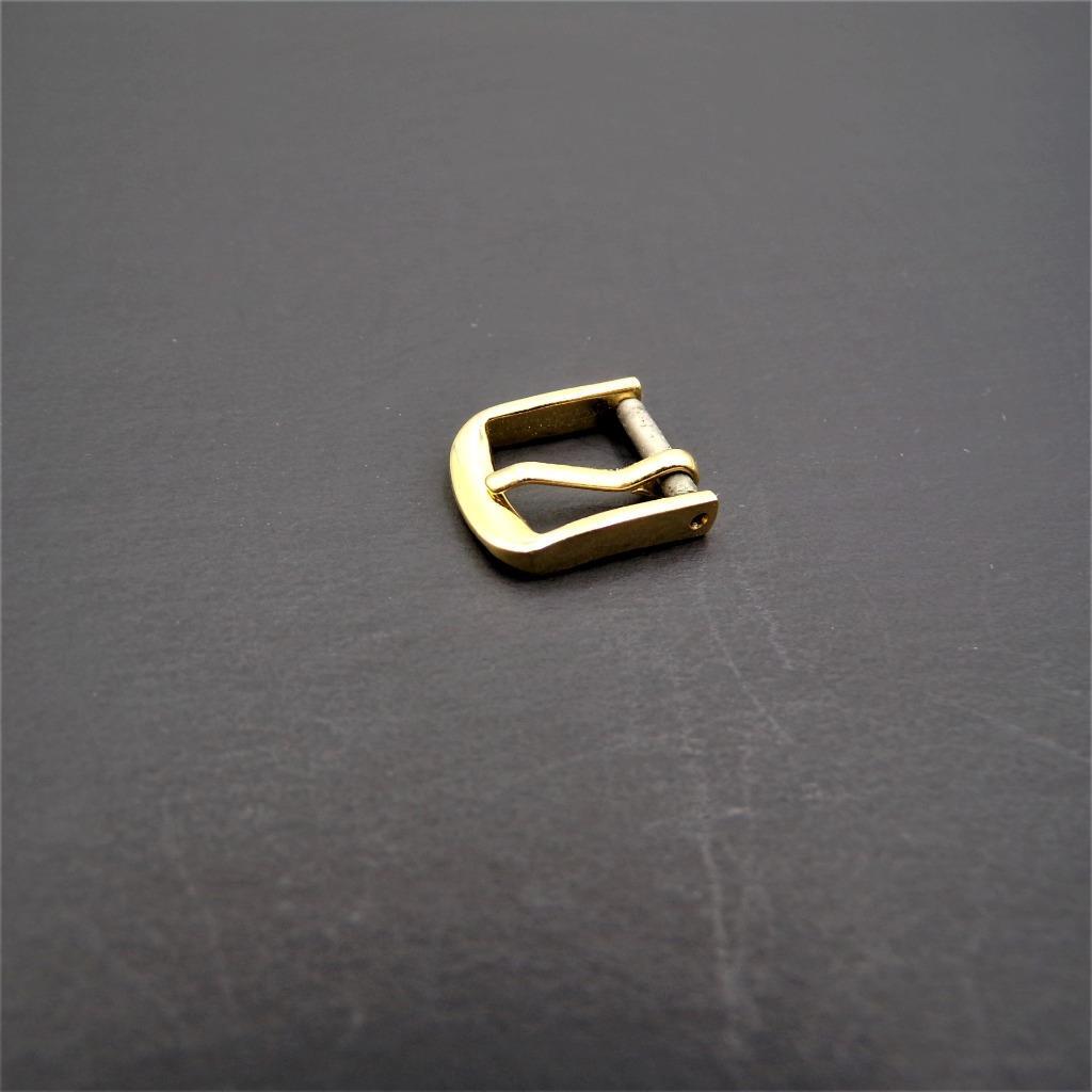 New Speidel 9mm Gold Tone Watch Strap Buckle NOS (#7)