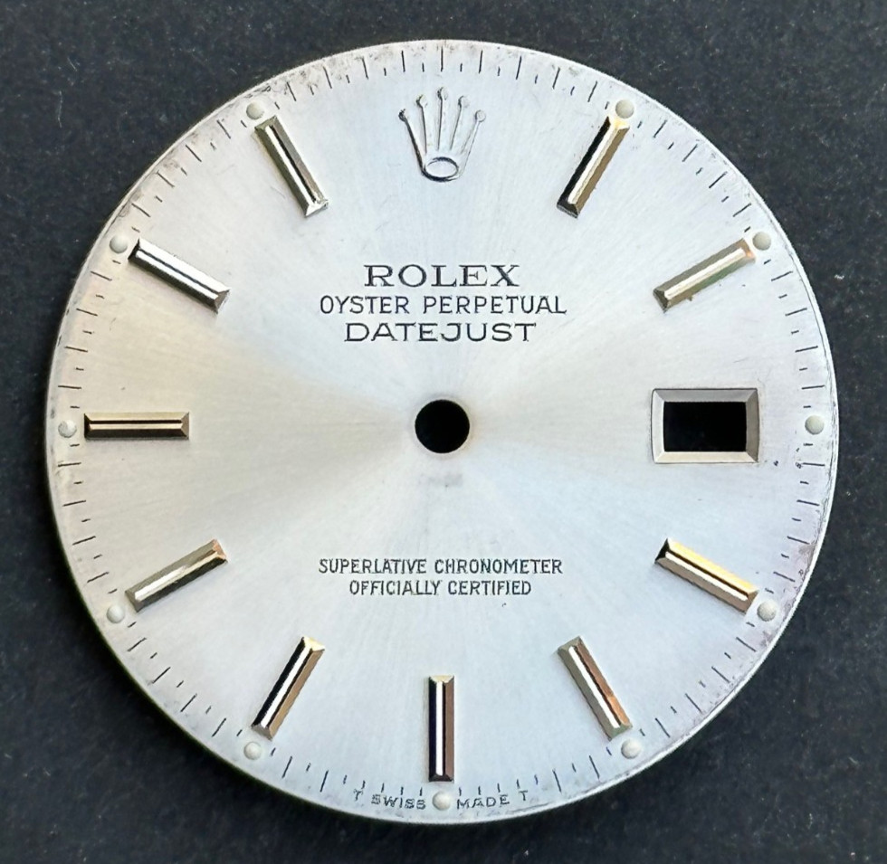 Vintage Rolex Oyster Perpertual Datejust Watch Dial For 36mm Case 16030 16014