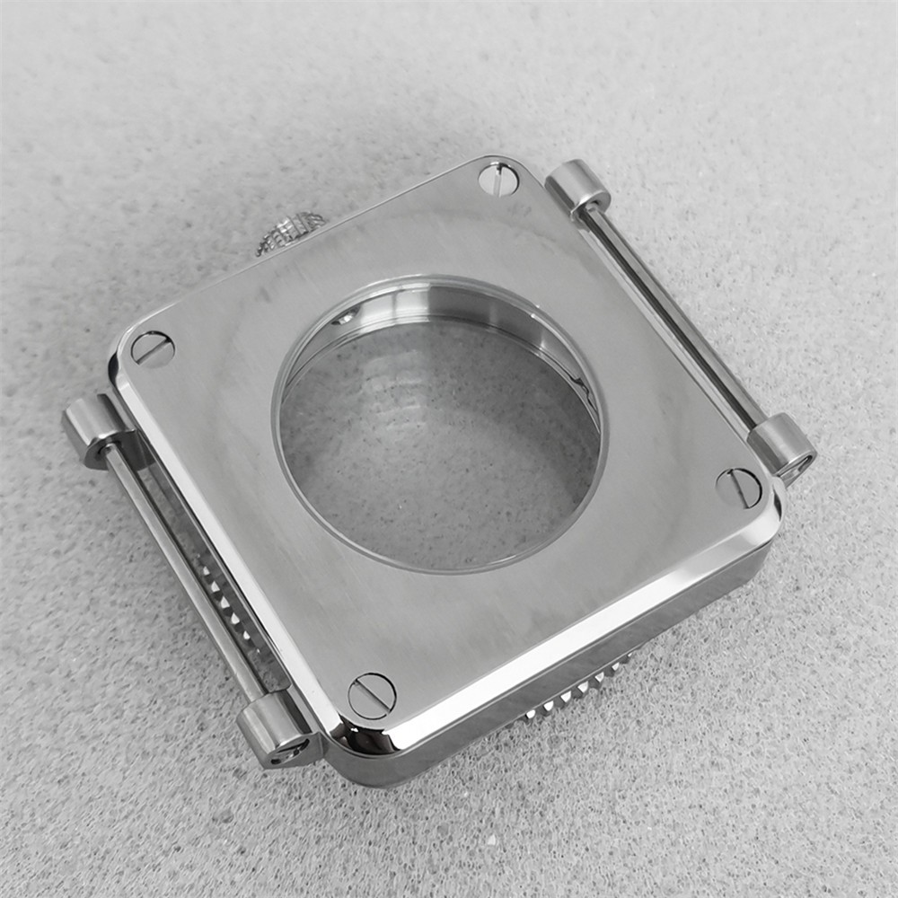 Stainless Steel Sapphire Glass Watch Case For NH35/NH36/4R/7S Watch Movement ee
