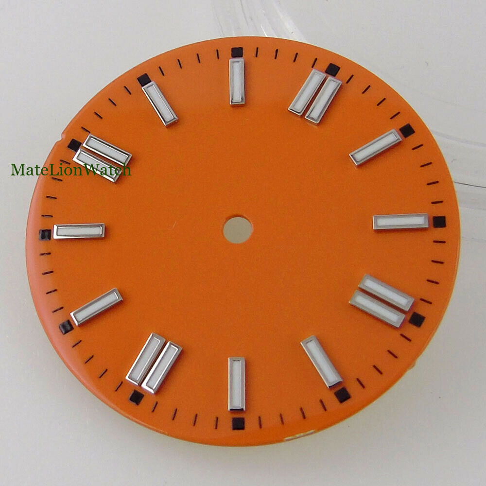 29mm Sterile Watch Dial For ETA2824 2836/Miyota8215 821A/DG2813 3804 Green Lume