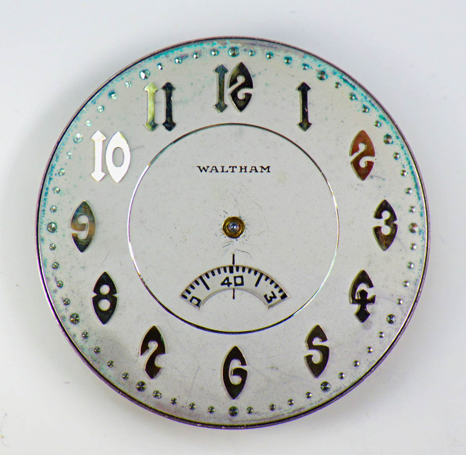Waltham Secometer 17j Mechanical Manual Wind Pocket Watch