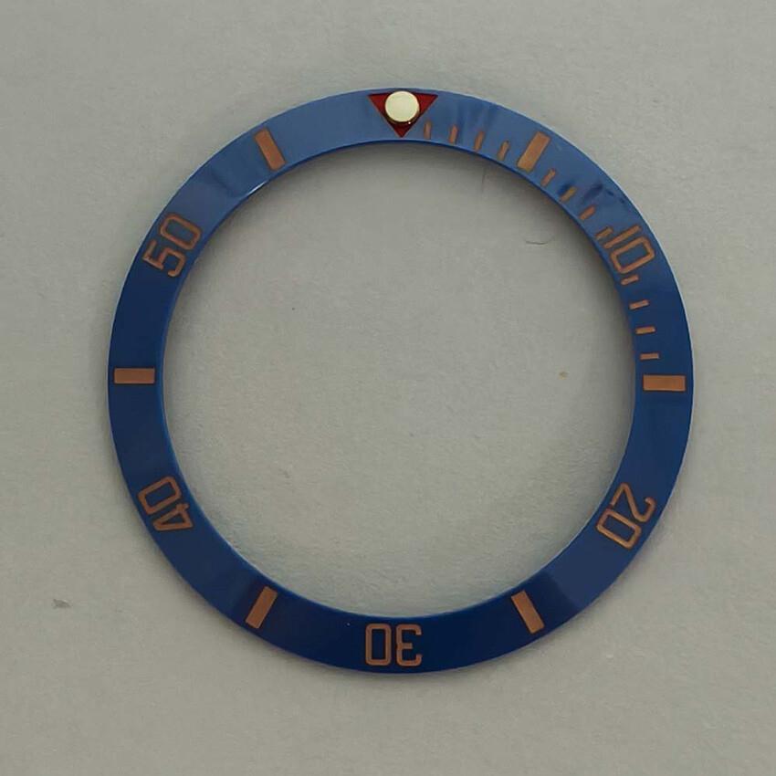 38MM 30.5MM SUB Bezel Beveled Ring Red Triangle Ceramic Bezel Watch Accessories