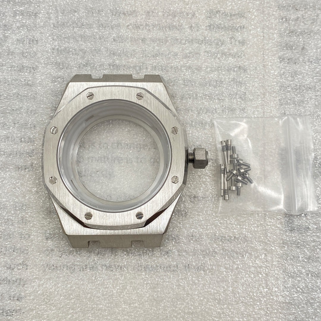41mm Modified Watch Case For NH35 Movement, Fits 31.8mm Dial With Chapter Ring