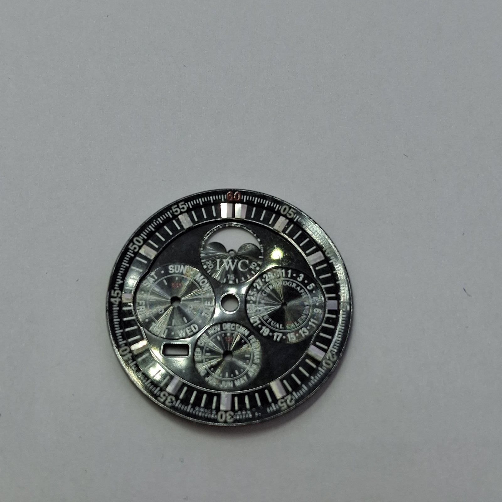 IWC International Watch Co 36.6 mm Dial Watch Parts Part Swiss Made #X7