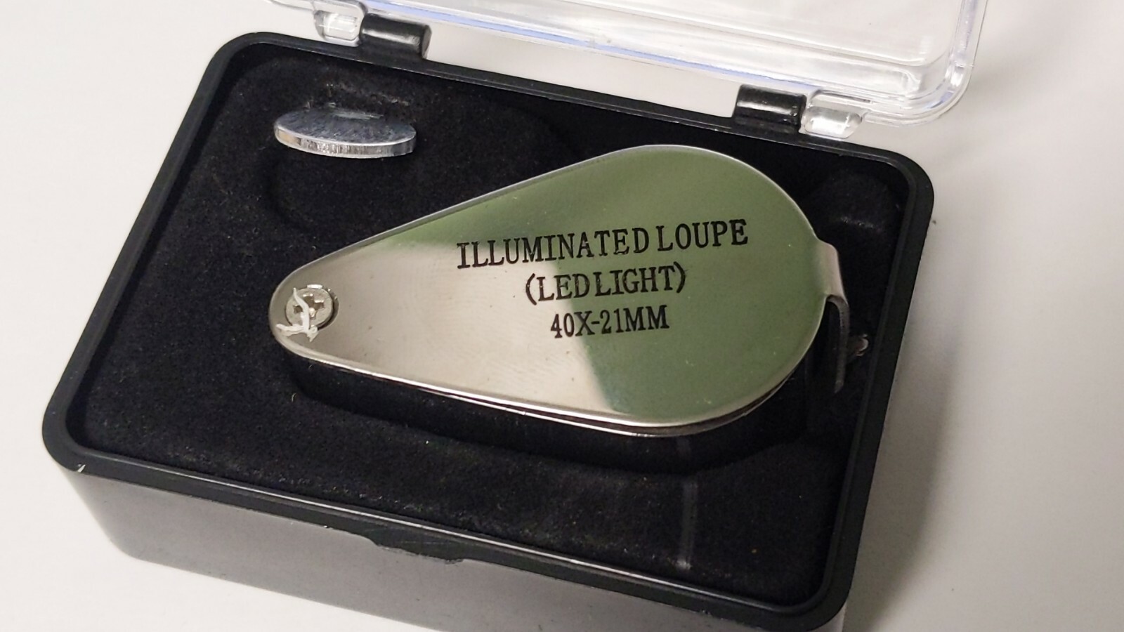 ILLUMINATED Jeweler’s Loupe 30x-21mm LED power MG21007