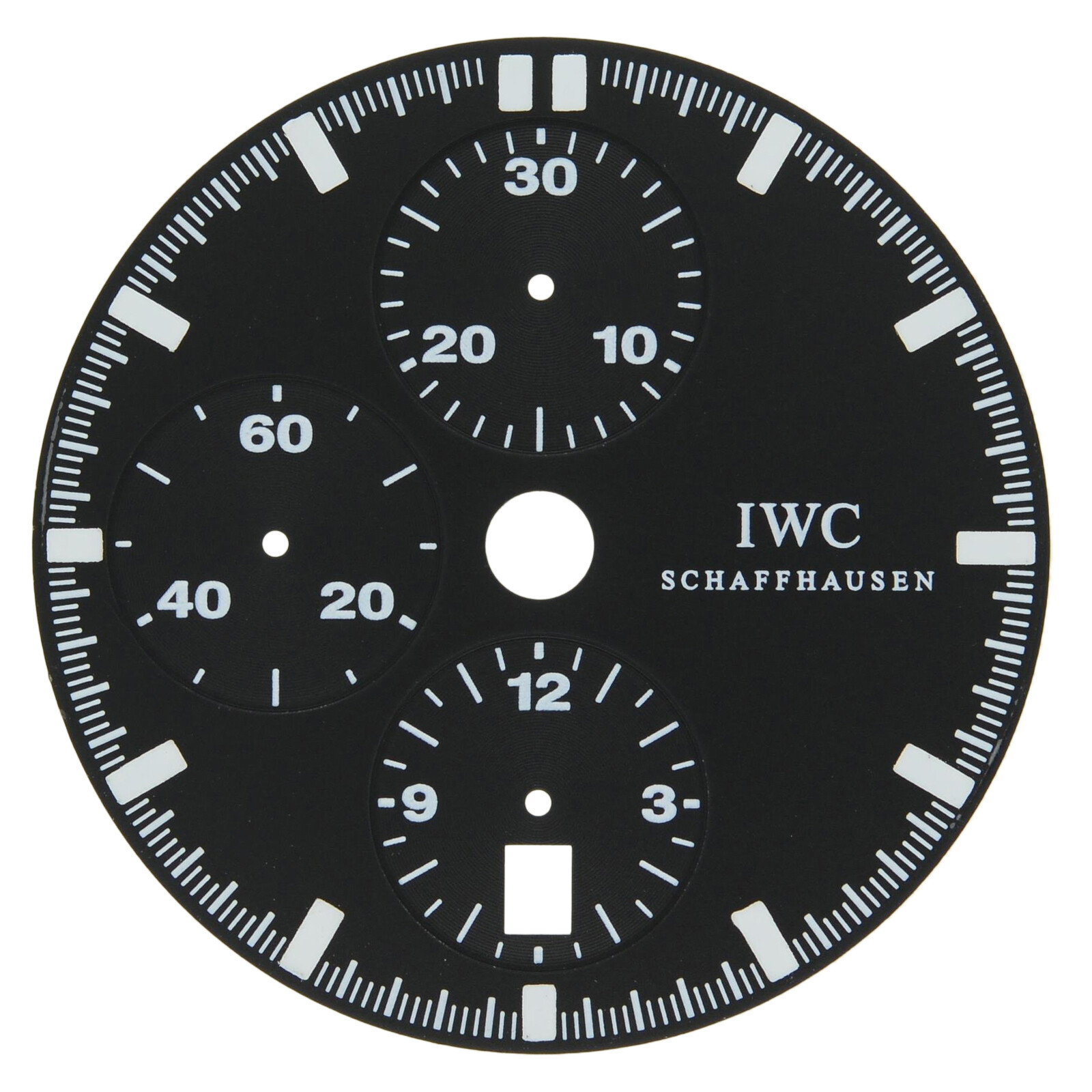 IWC Schaffhausen 32 mm Chronograph Original Men’s Black Dial