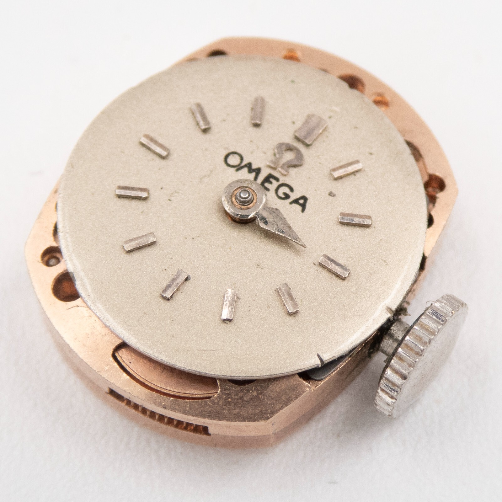 Vintage Omega Caliber 483 17-Jewel 2-Adjustment Wristwatch Movement, Runs