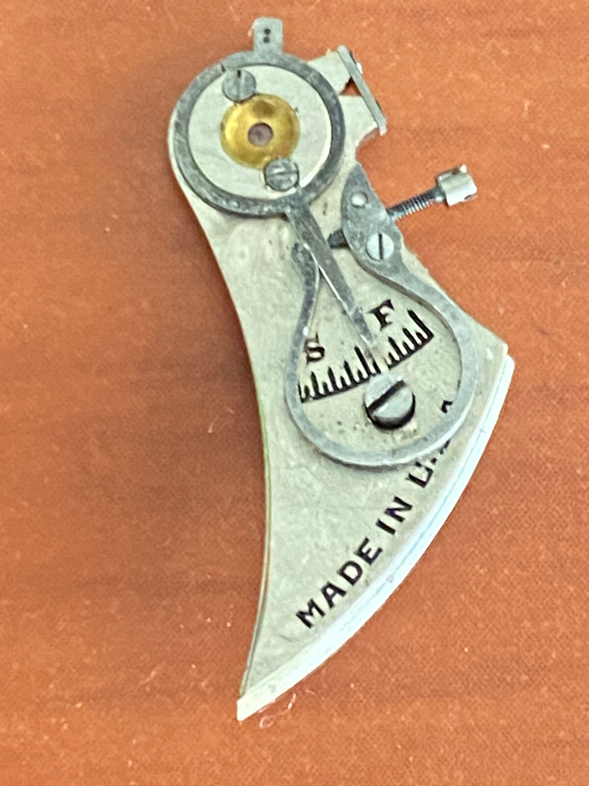 VINTAGE COMPLETE BALANCE BRIDGE FOR 12 SIZE HAMILTON, GR. 910