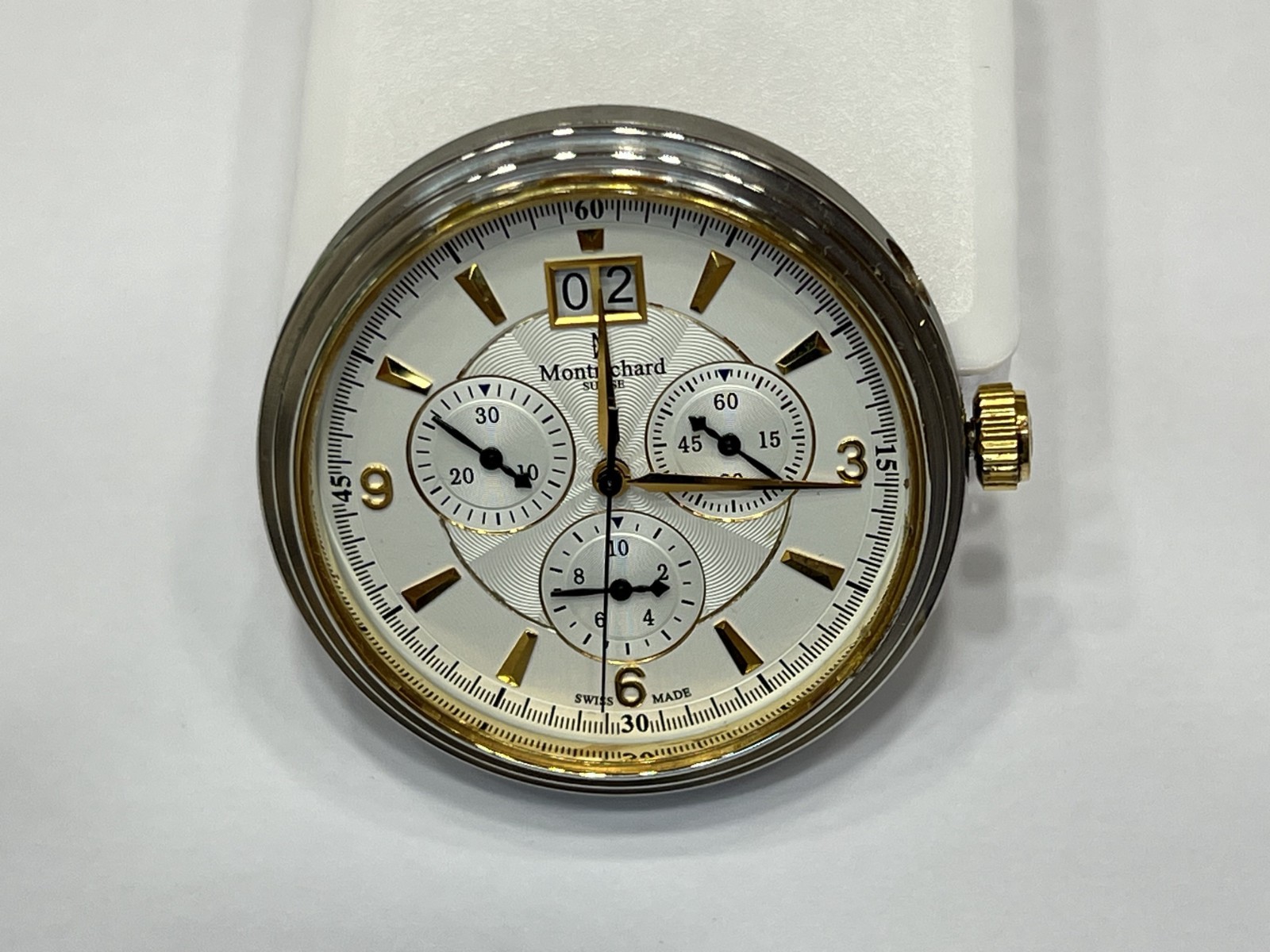 Movement & Dial Mont Richard Suisse Chronograph Quartz Ronda 5040.B Swiss Made