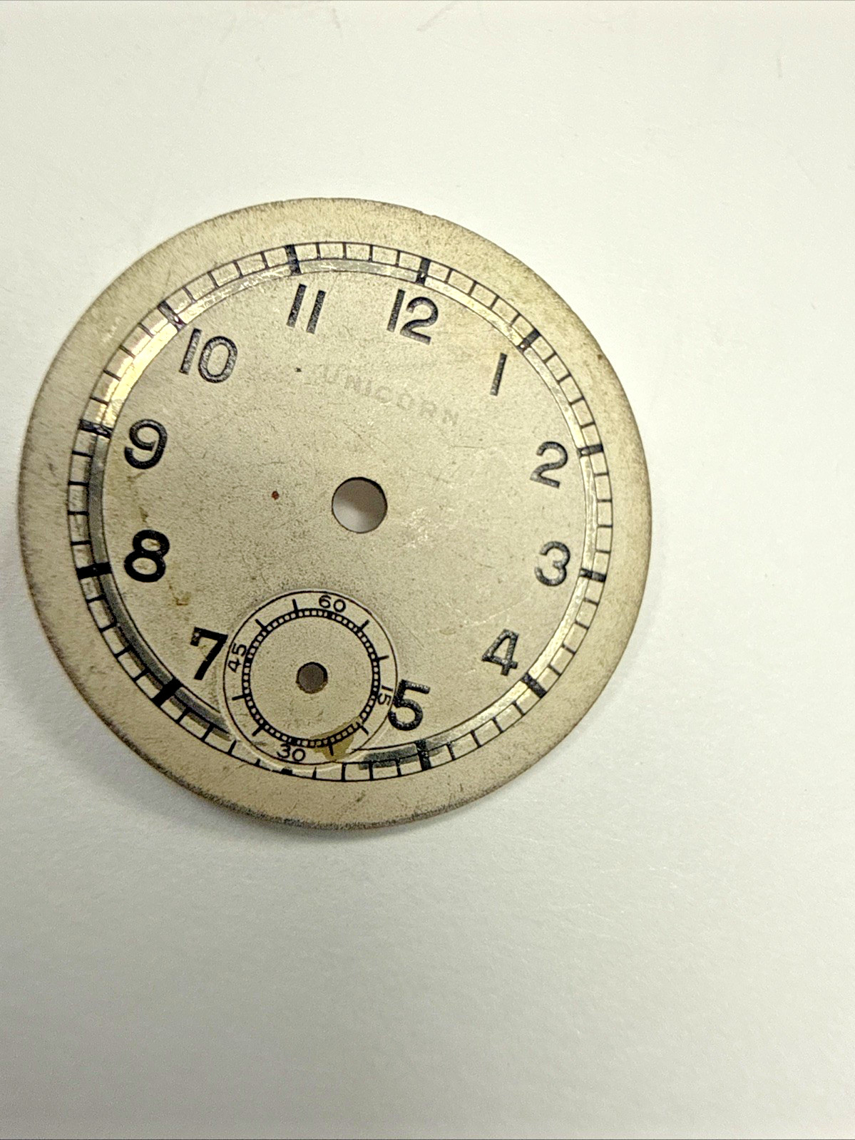 Rolex Very Rare “Unicorn” Dial With Mirrored Silver Ring On Minute Track 20.9mm