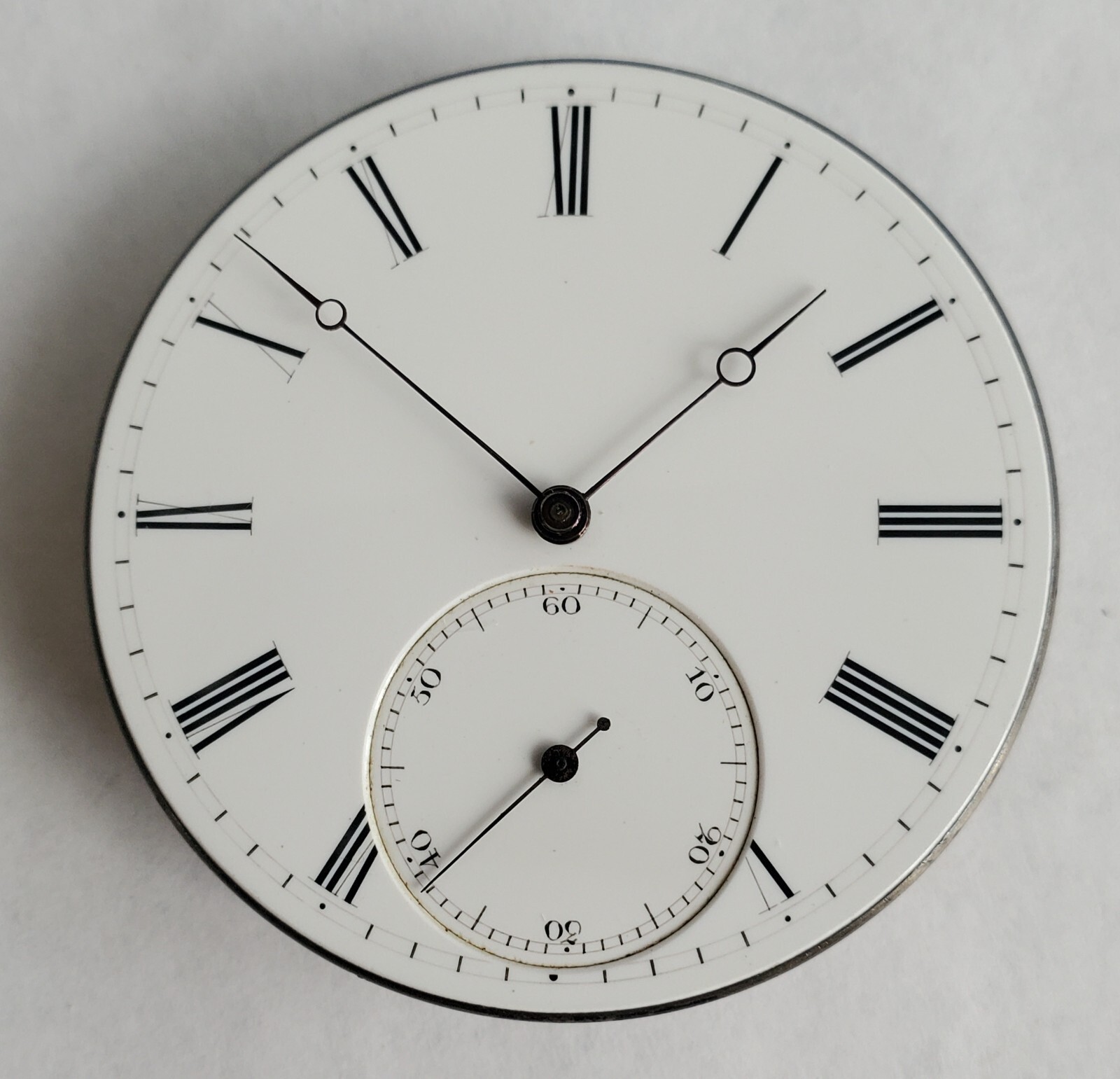 Running 46.5mm Magnificent High Grade Detent Chronometer Keywind Nickel Movement