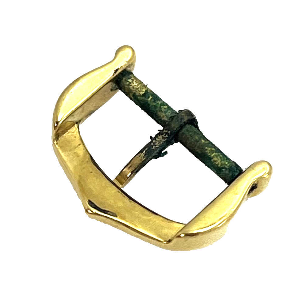 Vintage Cartier 14mm Watch Pin Buckle Gold Tone Replacement Part Genuine#B838