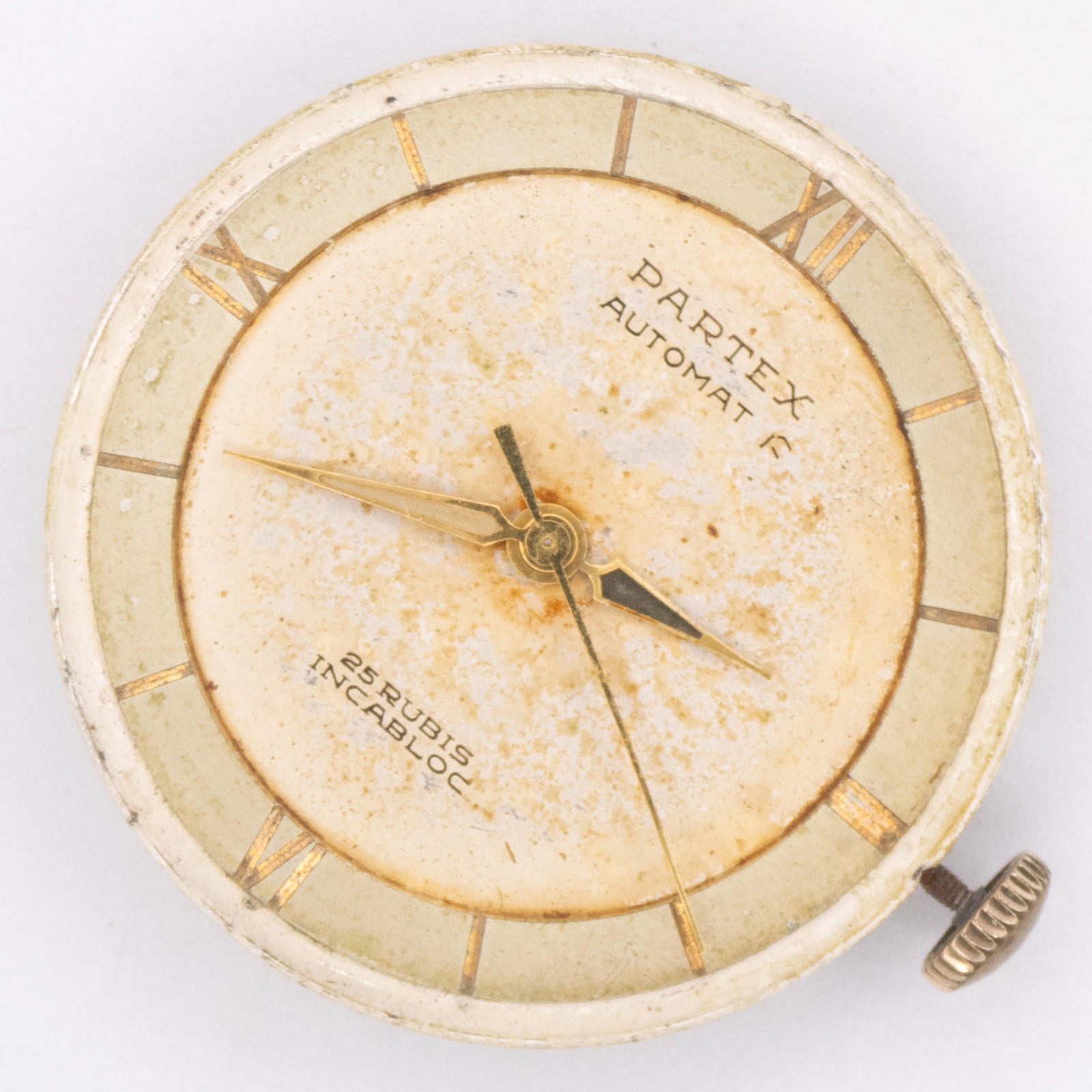 Vintage Partex / Felsa Caliber 790 25-Jewel Automatic Wristwatch Movement