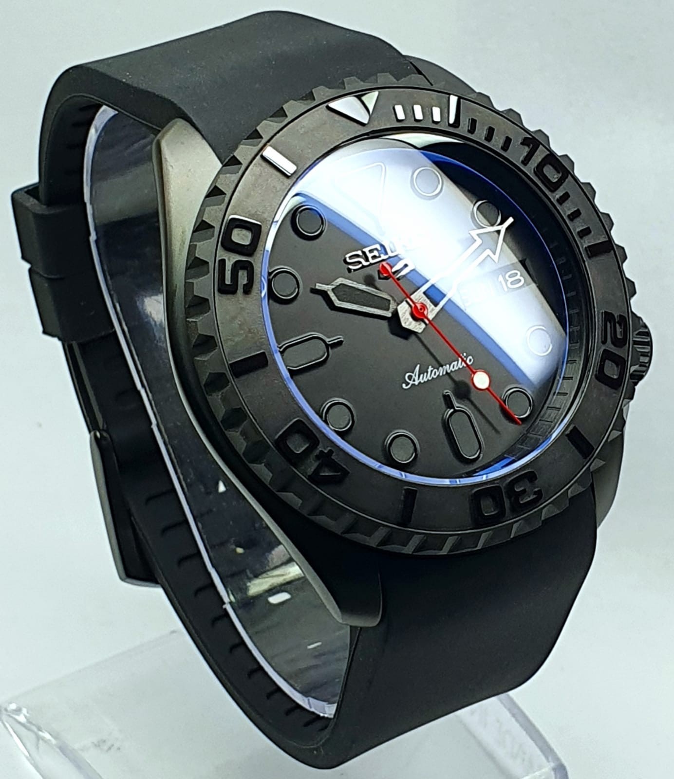 SKX007 Stealth Seiko Automatic Divers Watch