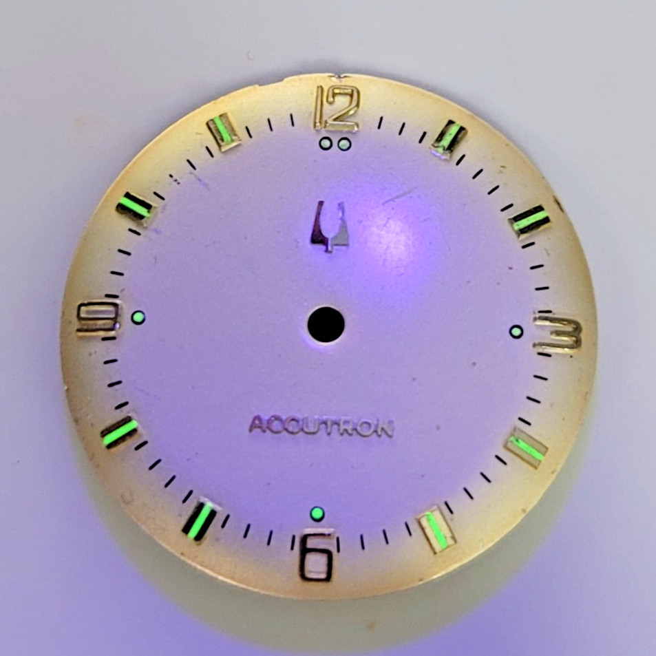 Vintage Bulova Accutron 214 Luminous Dial 28mm T Swiss T Parts – WP1-10