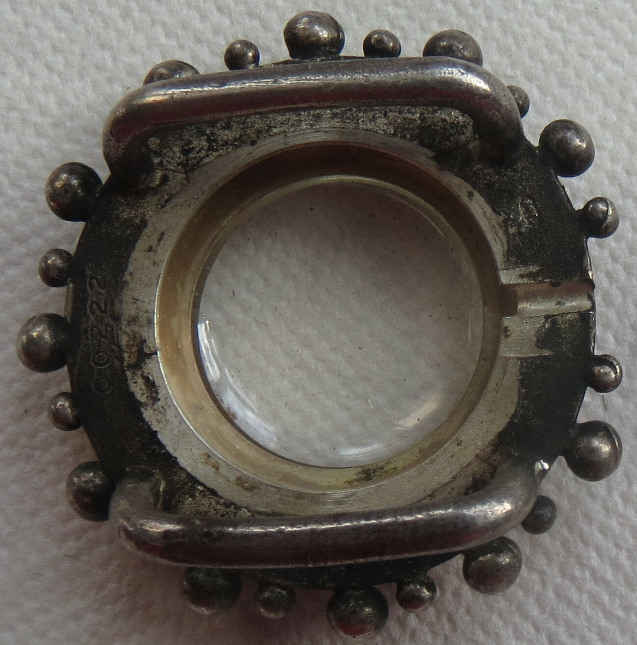 Fortis beautiful wristwatch silver case 43 mm. in diameter for movement 15 mm.