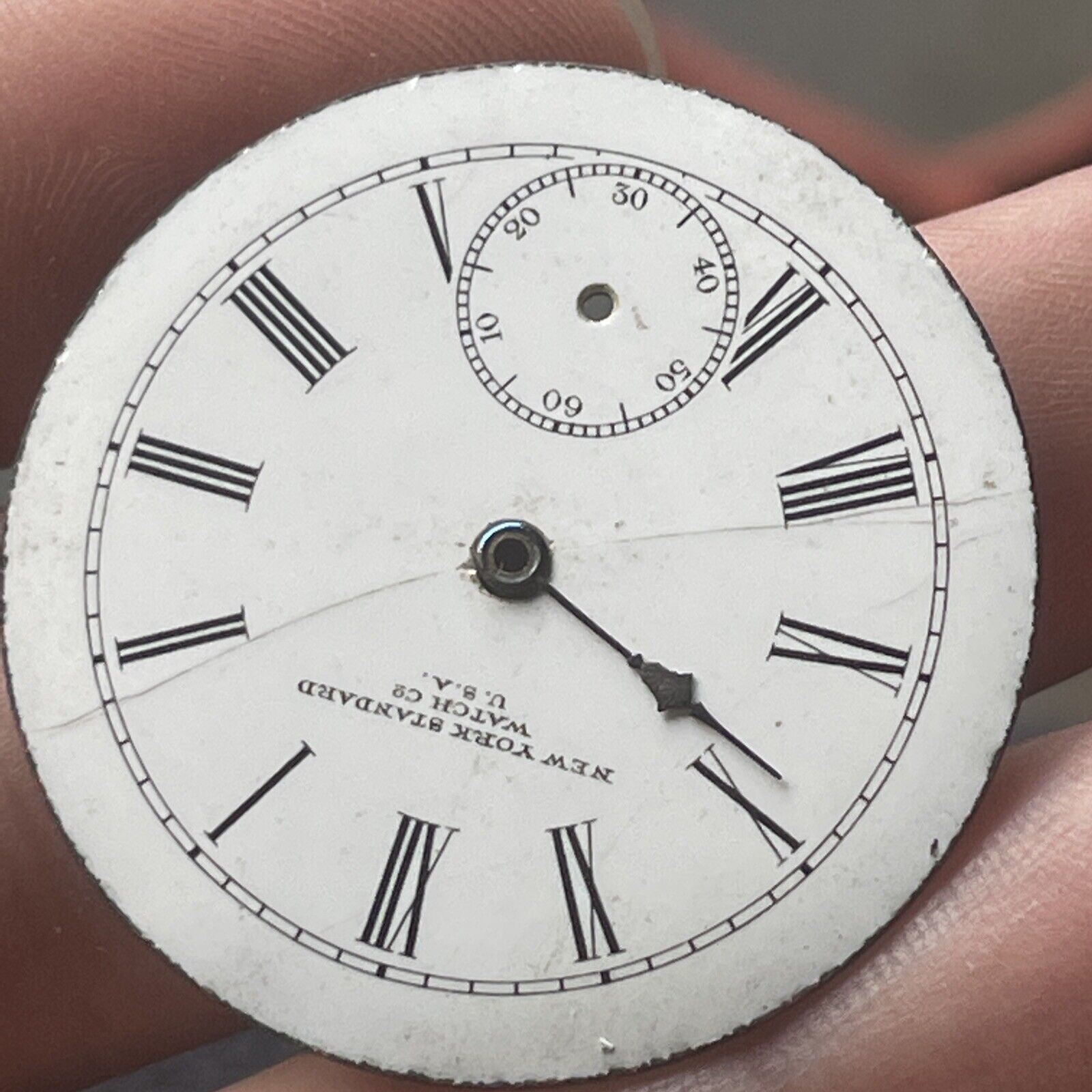 VTG New York Standard Watch Co. Watch Face