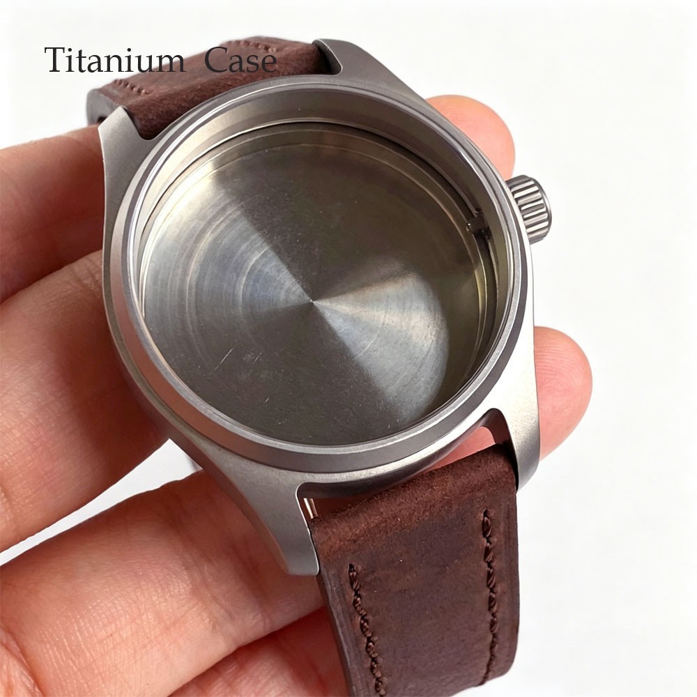 20ATM Titanium Waterproof Men Watch Case Strap For NH35 Miyota 8215 PT5000 VH31