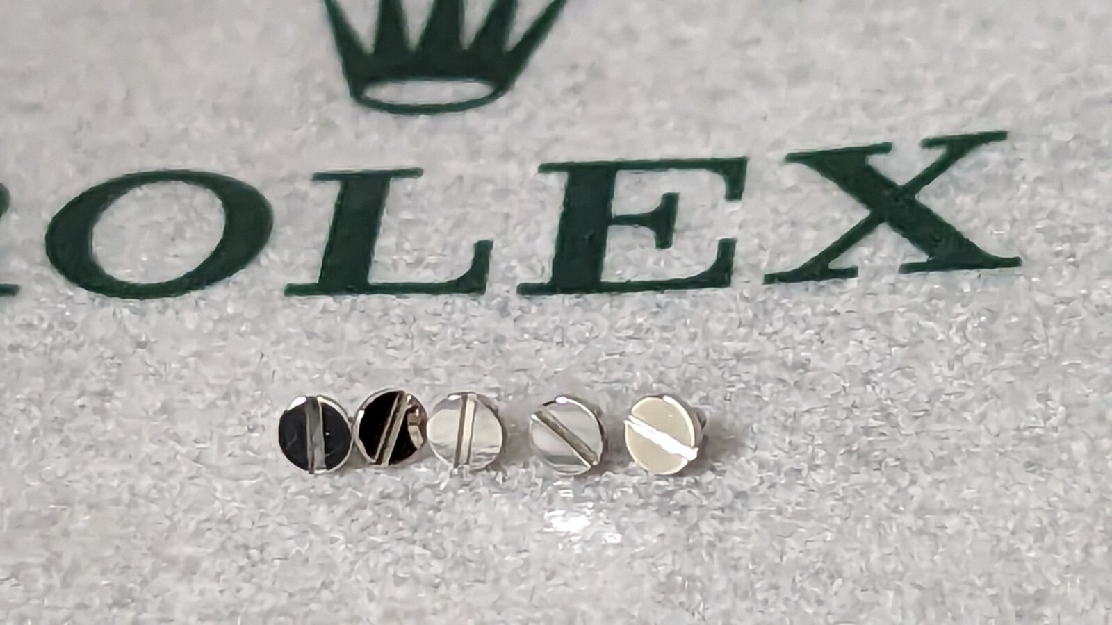 Rolex Genuine 2130 2135 5115 Screw For Pallet Minute Pinion Auto Bridge 5 Piece