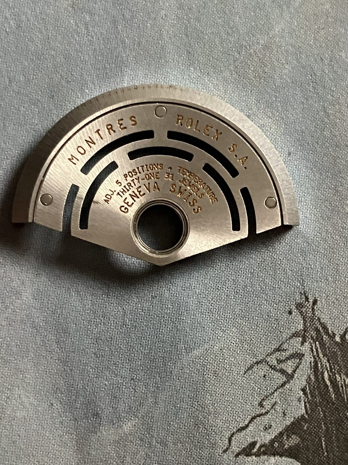 Genuine Rolex Daytona Oscillating Weight /Rotor. Rolex Cal# 4030 Preowned