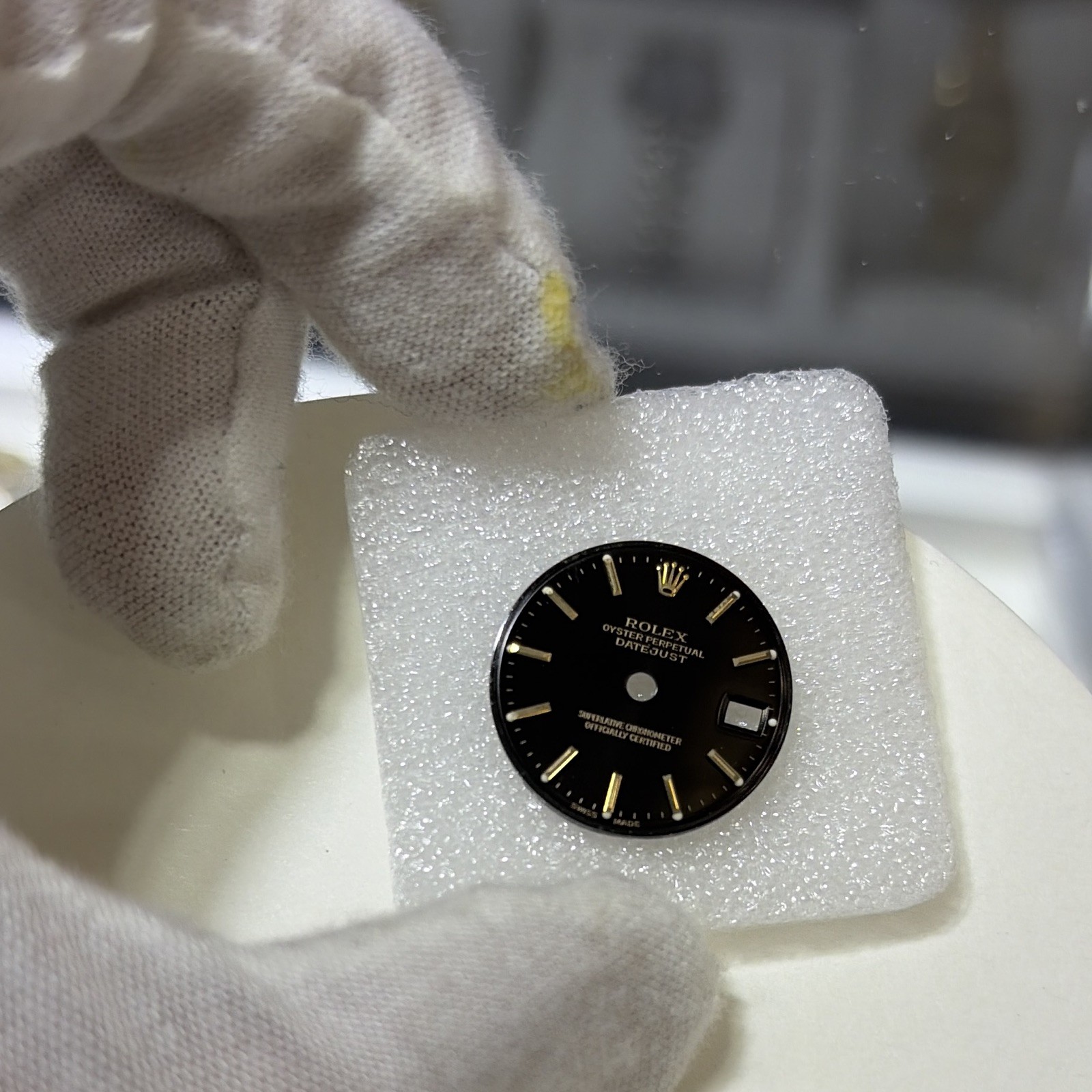 Rolex Datejust Dial Black stick Hour Marks w/ Date Window 26mm 69173 179173