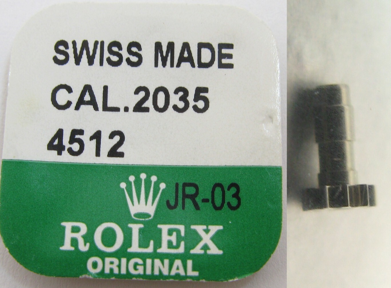 Rolex 2035 watch movement part winding pinion 4512 * calendar movement h= 2.4 mm