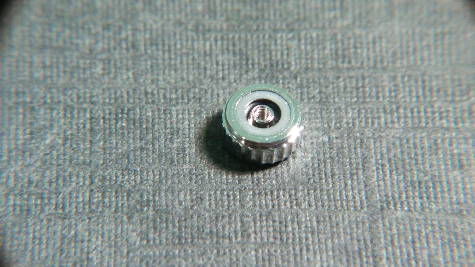 Gucci crown 4.8-4.9mm approx. tap10(0.90) Stainless Steel – new for watch repair