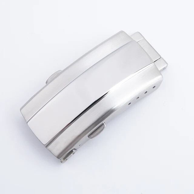 18mm Stainless Steel Folding Clasp Buckle For Seiko Citizen Breitling Watchbands