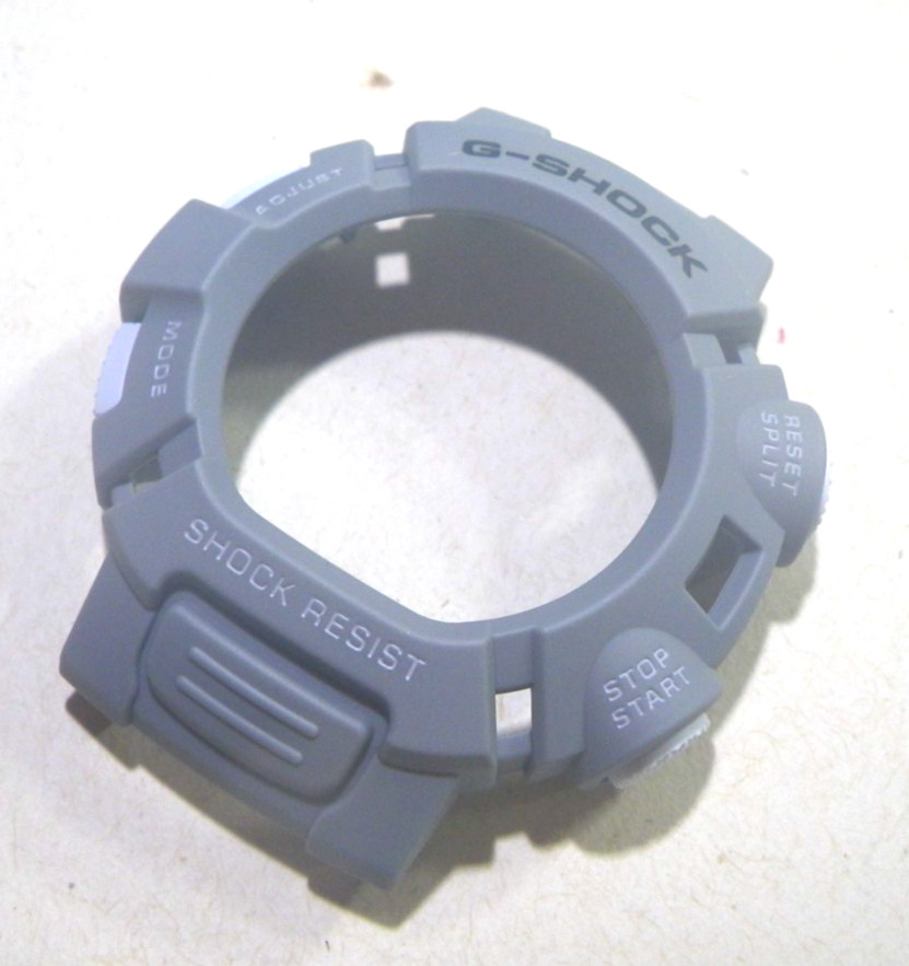 Genuine Replacement Bezel G-Shock Mudman g-9000 – light grey with white buttons
